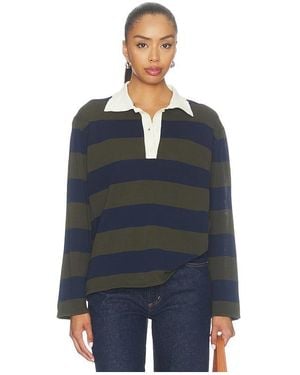 The Great The Academy Polo Sweater - Blue