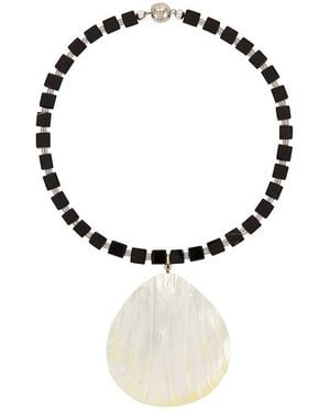 Julietta Collar Vistoso Oro En Color Negro Talla - Multicolor