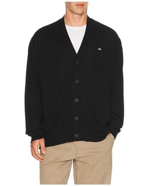 J.Lindeberg Lucas Knitted Cardigan - Schwarz