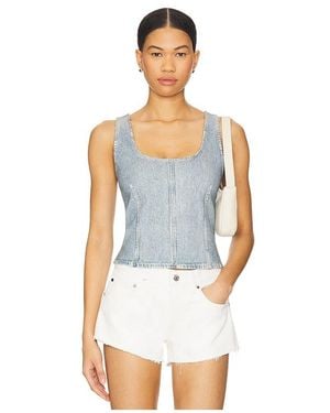 Rag & Bone Tank-Top Miramar - Blau