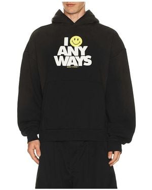 Market Hoodie Smiley - Schwarz