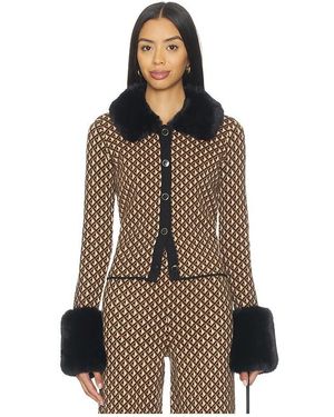 Show Me Your Mumu Chateau Cardigan - Brown