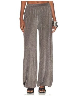 SER.O.YA Esmerelda Metallic Knit Pant - Brown
