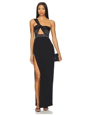 Nookie Renaissance One Shoulder Maxi Dress - Black