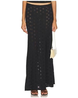 Tularosa Elise Maxi Skirt - Black