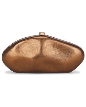Cult Gaia The Caldera Clutch - Brown