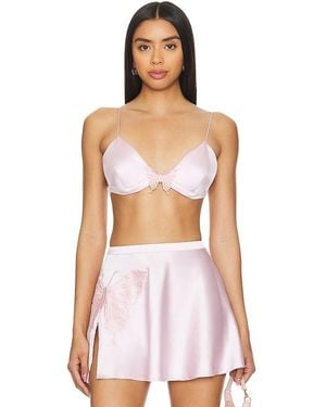 For Love & Lemons Truette Bra Top - Pink