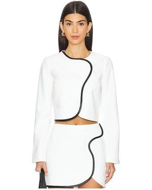Amanda Uprichard X Revolve Andie Jacket - White