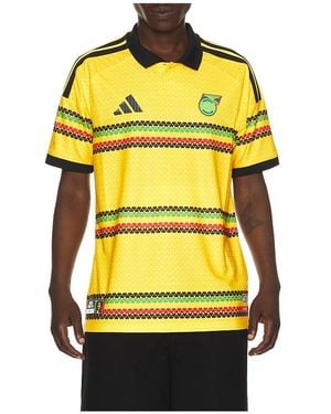 adidas Originals Jff Jamaica 26 World Cup Jersey En Color Amarillo Talla (También En M, S, Xs)