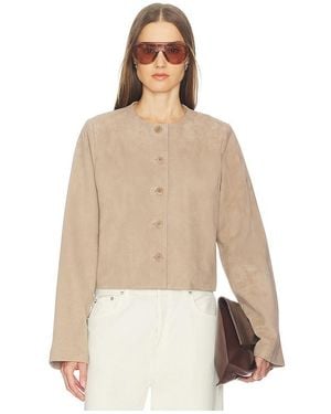 SRG Jemma Suede Jacket - Natural