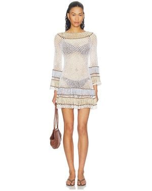 MY BEACHY SIDE Olea Hand Crocheted Dress - White