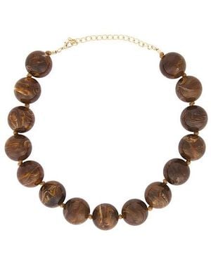 Lovers + Friends Kaia Beaded Necklace - Black