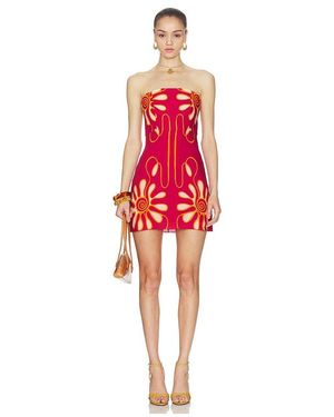Cala De La Cruz Roma Dress - Red