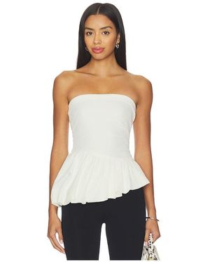 Bec & Bridge Rowena Strapless Top - White