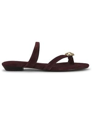 Madewell Mila Organic Hardware Thong Sandal - Black