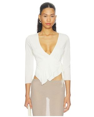 With Jean Nelly Top - White