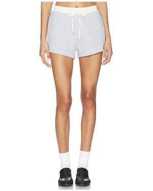Rag & Bone Vintage Terry Mix Media Sweatshort - White