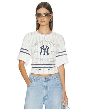 OFF SEASON Femme Lace-Back Graphic Tee - White