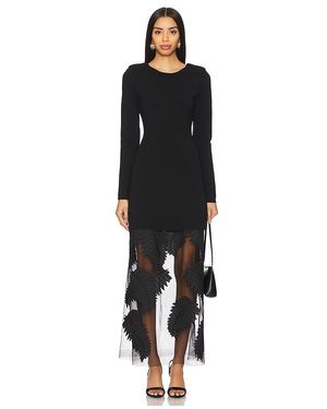 Aje. Strick Midikleid Wilder - Schwarz