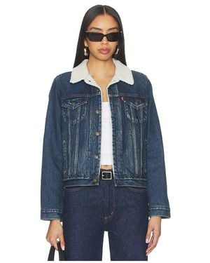 Levi's Original Sherpa Trucker - Blue