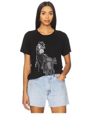 Lauren Moshi T-Shirt Mit Motiv Horse - Schwarz