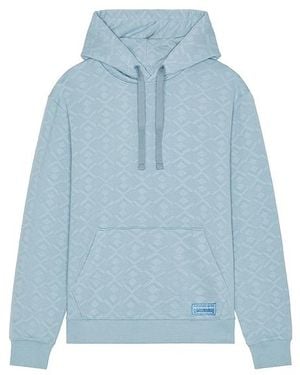 Scotch & Soda Jacquard Terry Hoodie - Blue