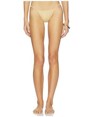 Leslie Amon Cynthia Sun Bikini Bottom - White