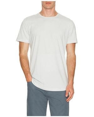 Cuts Curve Hem Tee - White