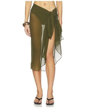Away That Day Santorini Sarong - Green
