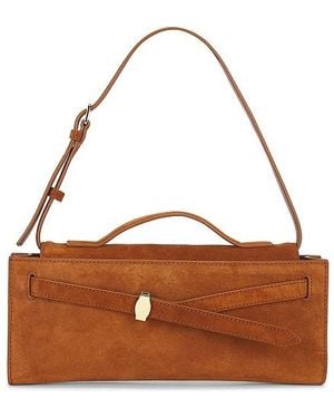 Veronica Beard Suede Dash Clutch - Brown