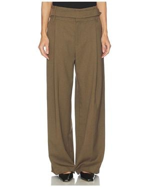 SIR. Sartoria Belted Trouser - Natural