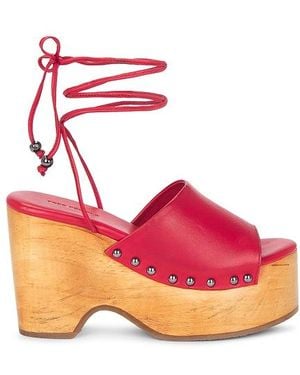 Free People Front Row Wrap Clog - Pink