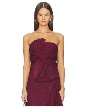 Line & Dot Valen Top - Purple