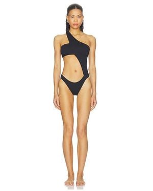 ViX X Rosie Huntington-Whiteley Louane Cheeky One Piece Swimsuit - Black