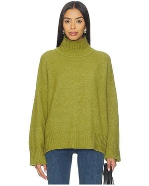 American Vintage Vito Turtleneck Jumper - Green