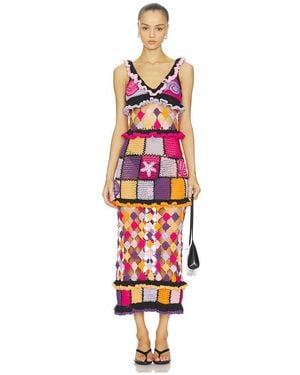 Celiab Saturn Dress - White