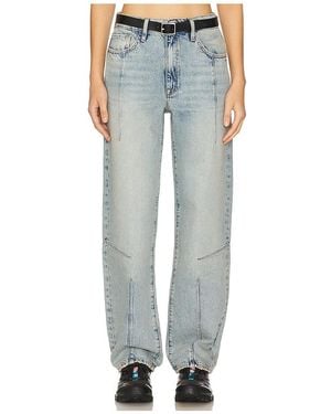 Triarchy Goldie Mid Rise Darted Straight Leg - Blue