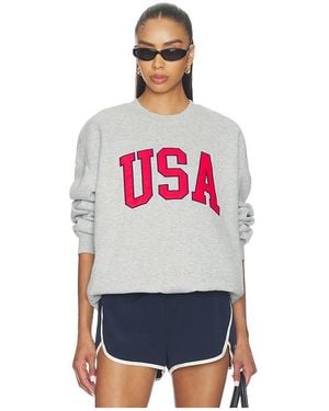 Hype and Vice Usa Offside Crewneck - Grey