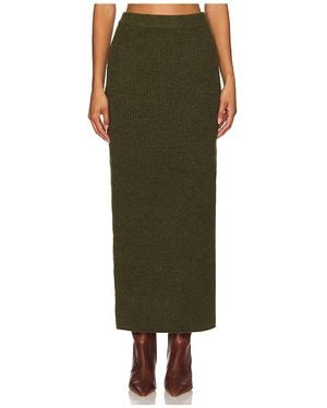 Line & Dot Hart Skirt - Green