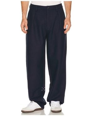 Pop Trading Co. Wool Hewitt Suit Pants - Blau