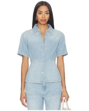 DL1961 Camisa Abotonada Joice En Color Azul Talla (También En S, Xs, M)