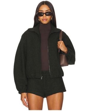 Amanda Uprichard Como Bomber Jacket - Black