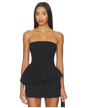 Bec & Bridge Rowena Strapless Top - Black