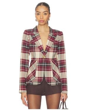 Smythe Patch Pocket Duchess Blazer - Red