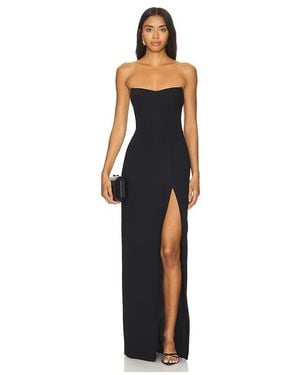 Amanda Uprichard X Revolve Ivy Gown - Black