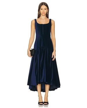 Alice + Olivia Vestido Diana En Color Azul Marino Talla (También En 10, 4, 6, 8)