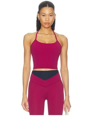 lululemon Flow Y Cropped Tank Top - Pink