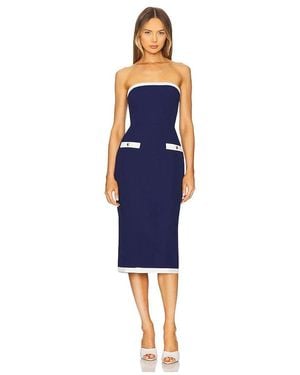 Amanda Uprichard Midi Martini - Blau