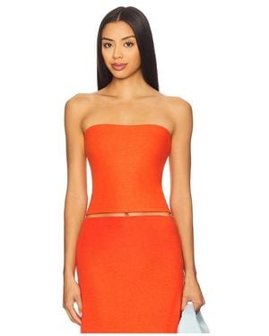 Leset Lauren Bandeau Top - Orange