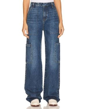 GRLFRND Elyse Trouser Cargo Jeans - Blue